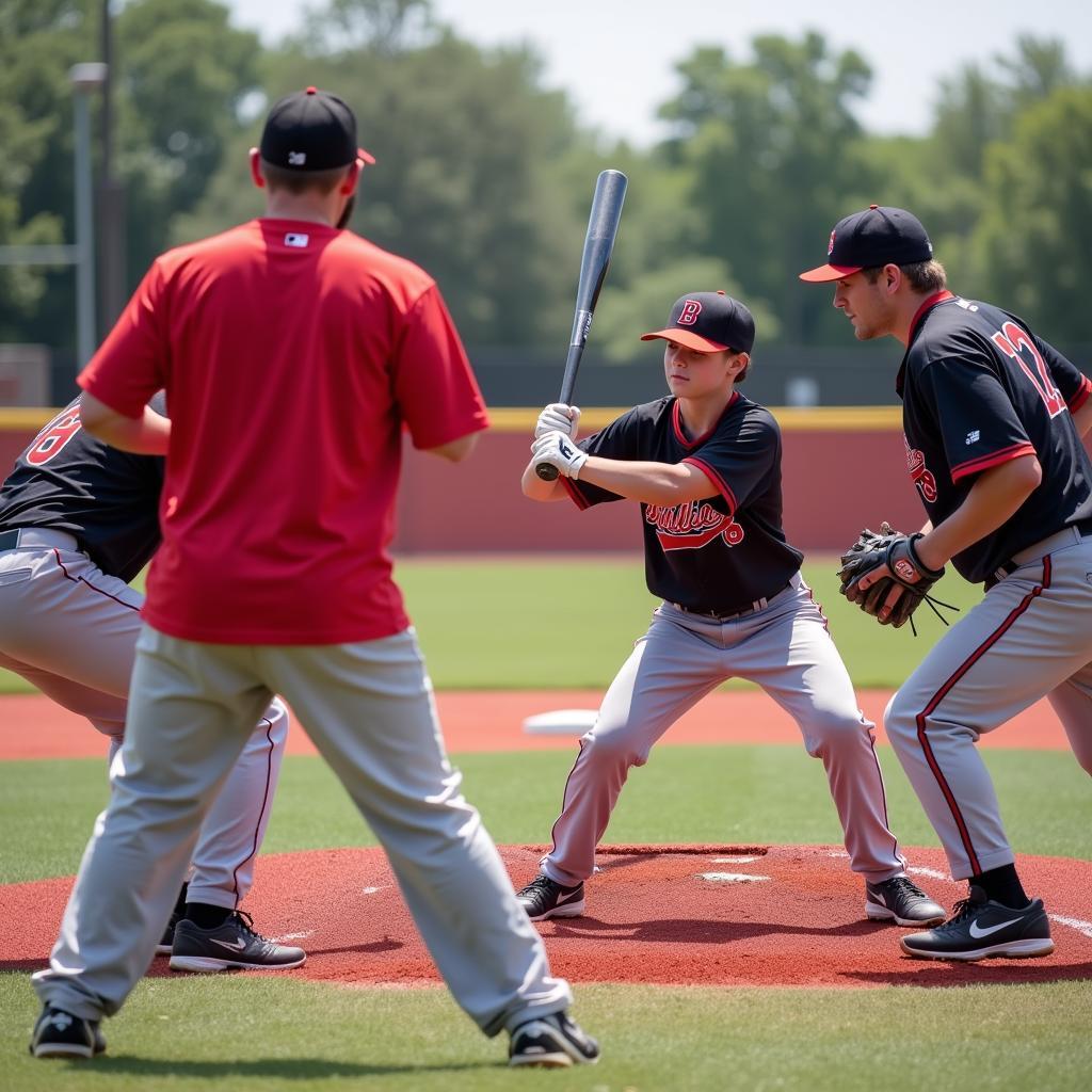 Delaware Travel Baseball Team Practice Session