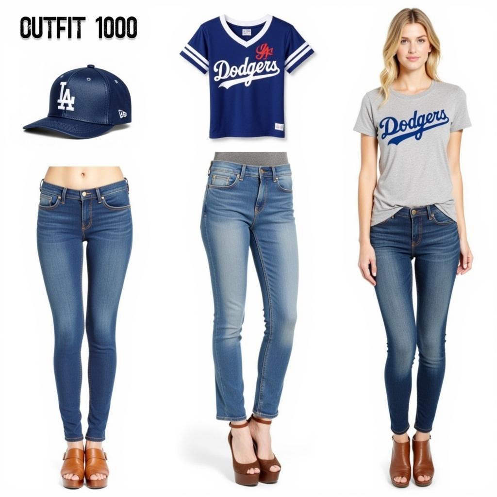 Denim LA Dodgers Hat Outfit Inspiration