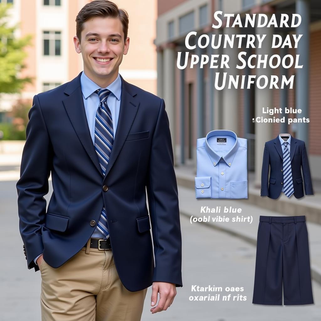 Detroit Country Day Upper School Uniform Example