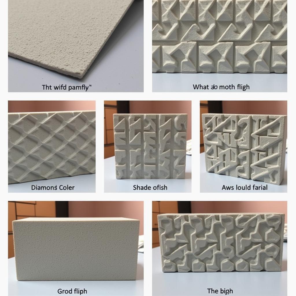 Various Diamond PVC Blocks