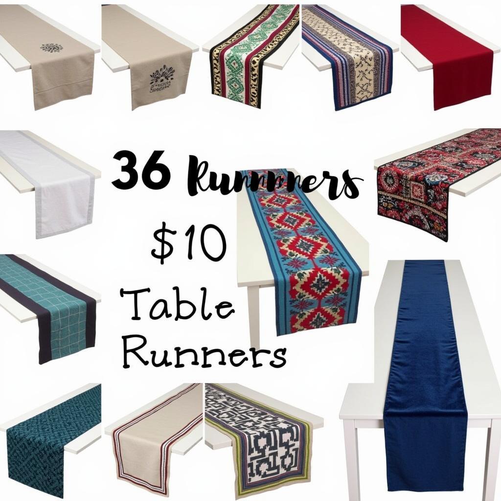 Different 36 Table Runner Styles