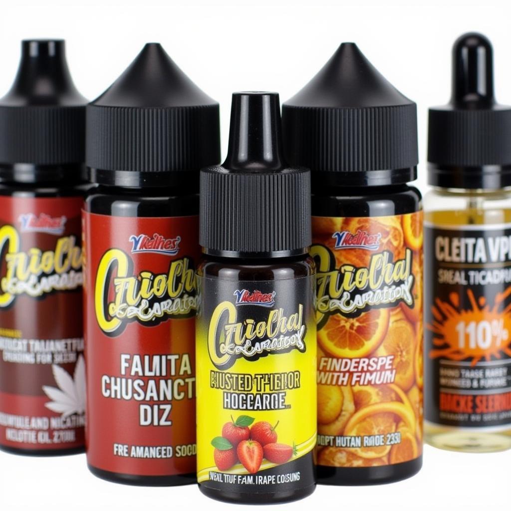 Different Chacha Vape E-liquids