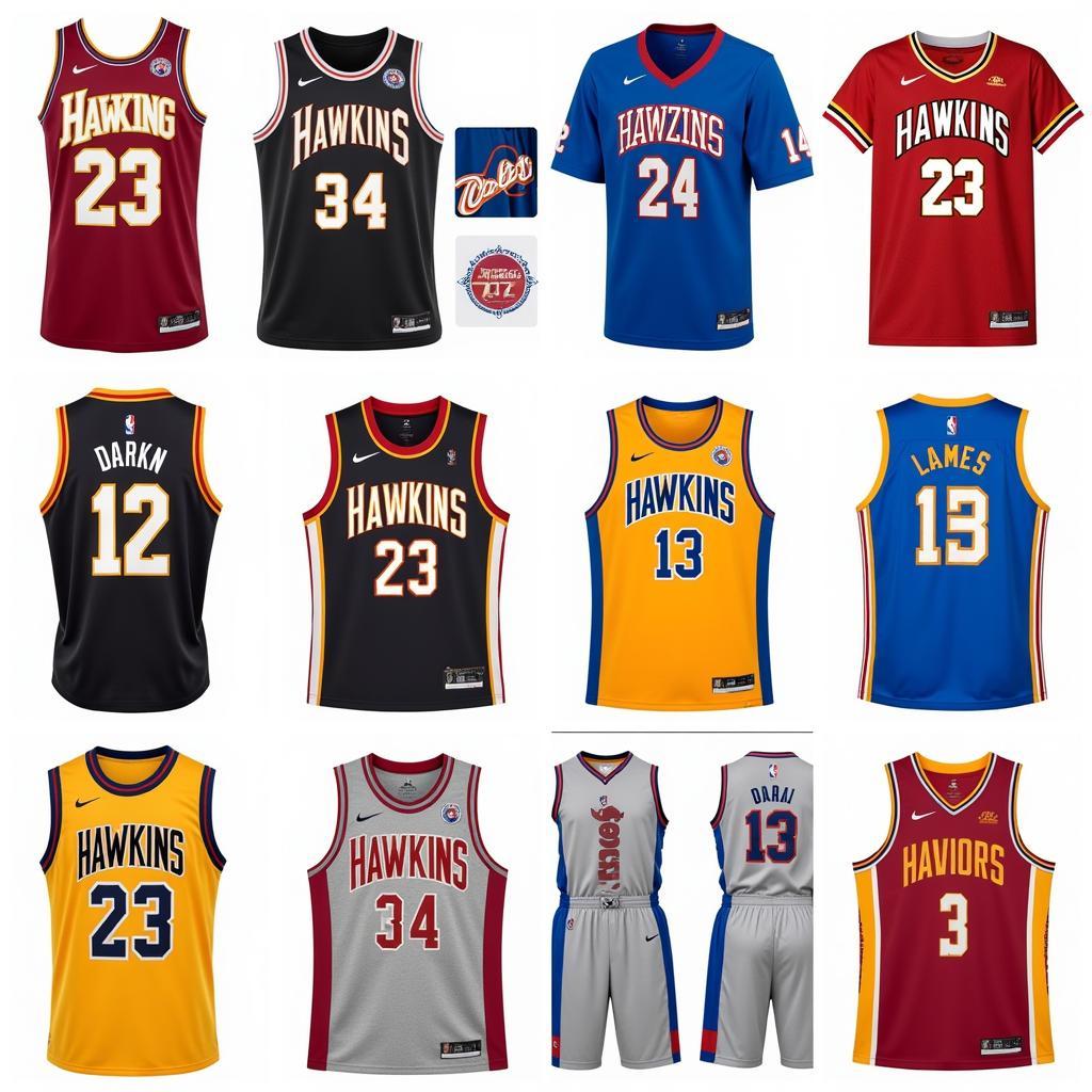 Variety of Hawkins Jersey Styles