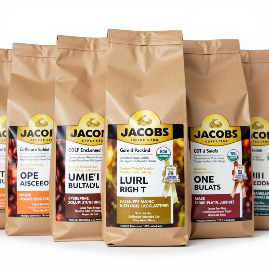 Different Jacobs Coffee Crema Blends