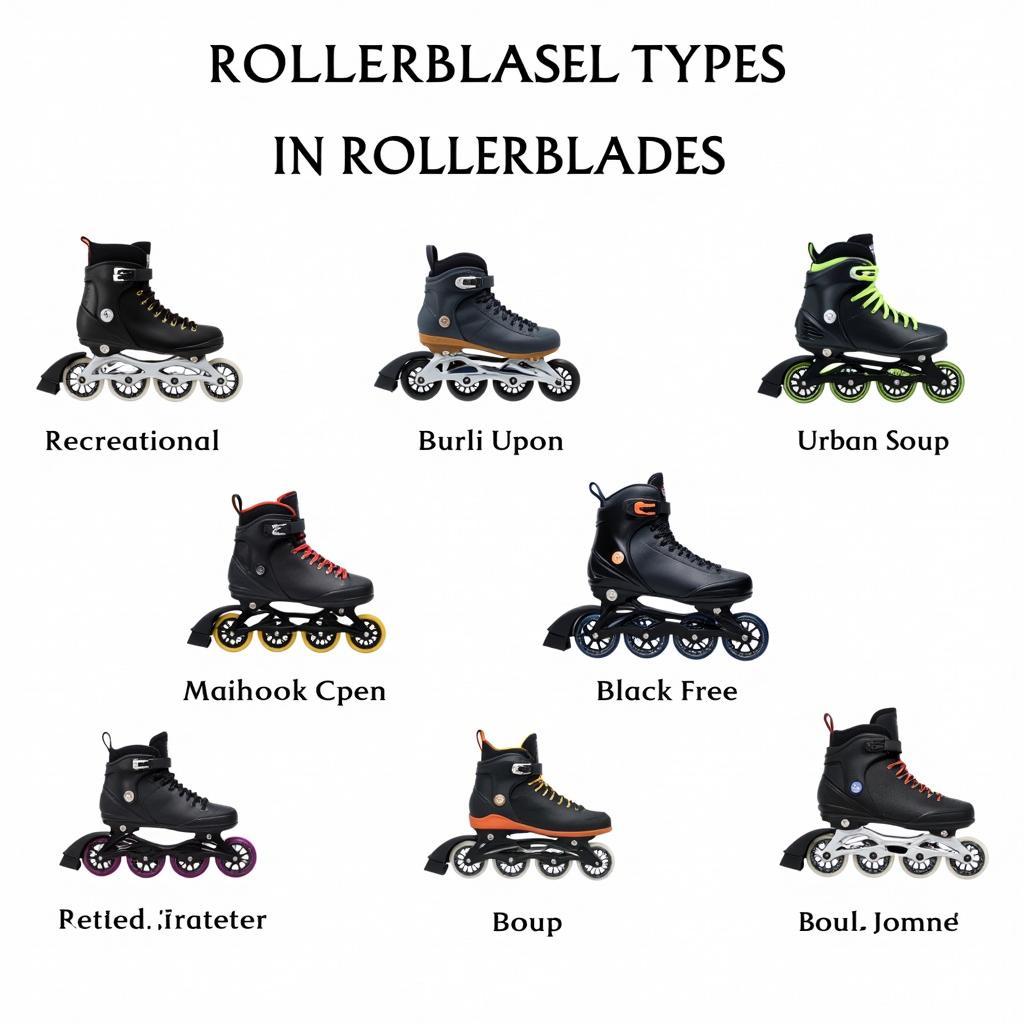 Different types of rollerblades available