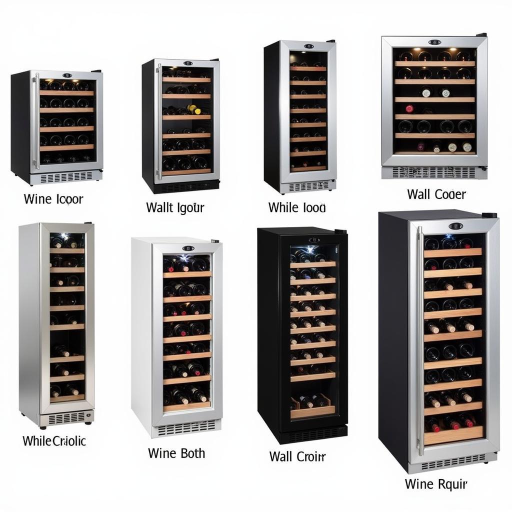 Various Wall Hung Wine Cooler Sizes