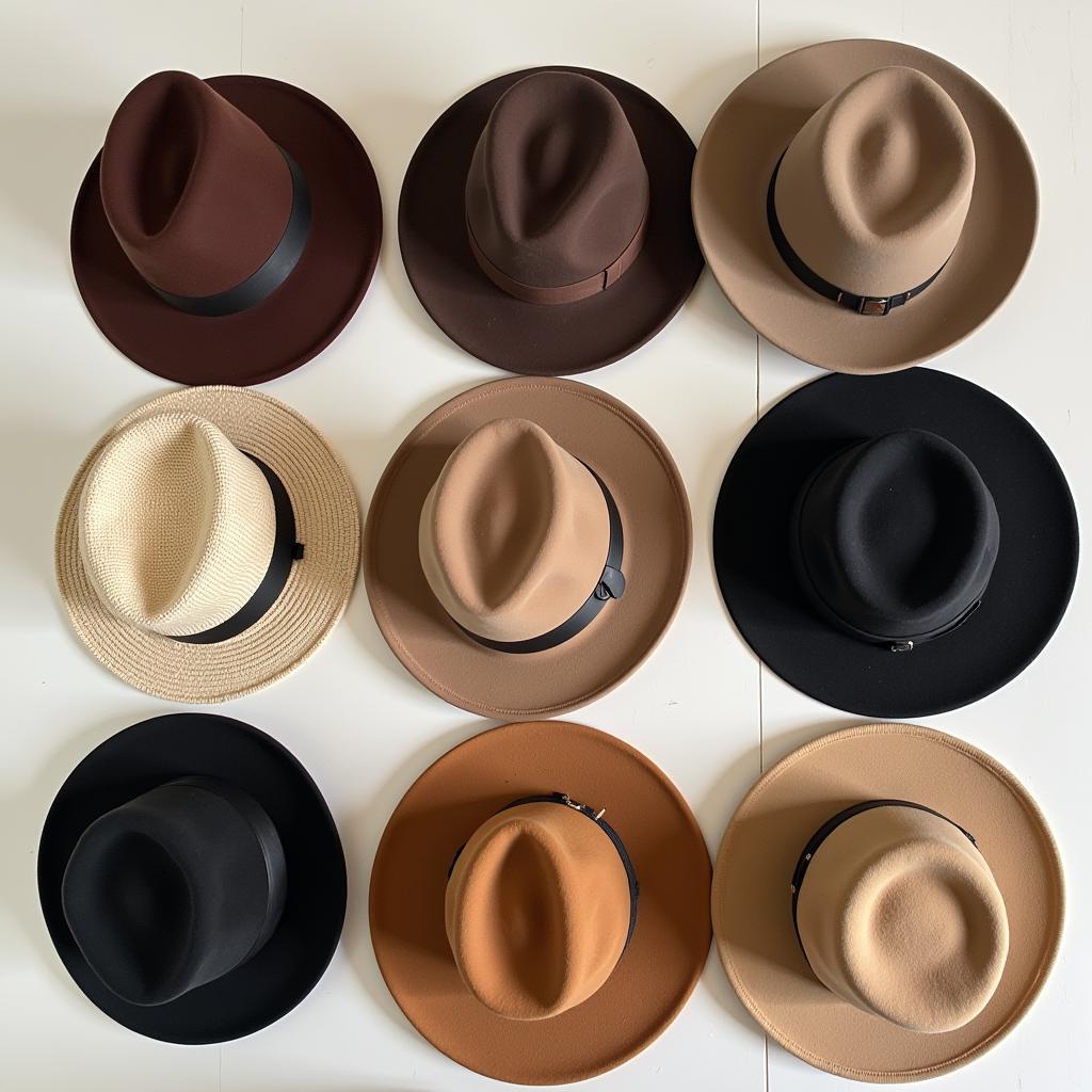 Variety of affordable vintage hats