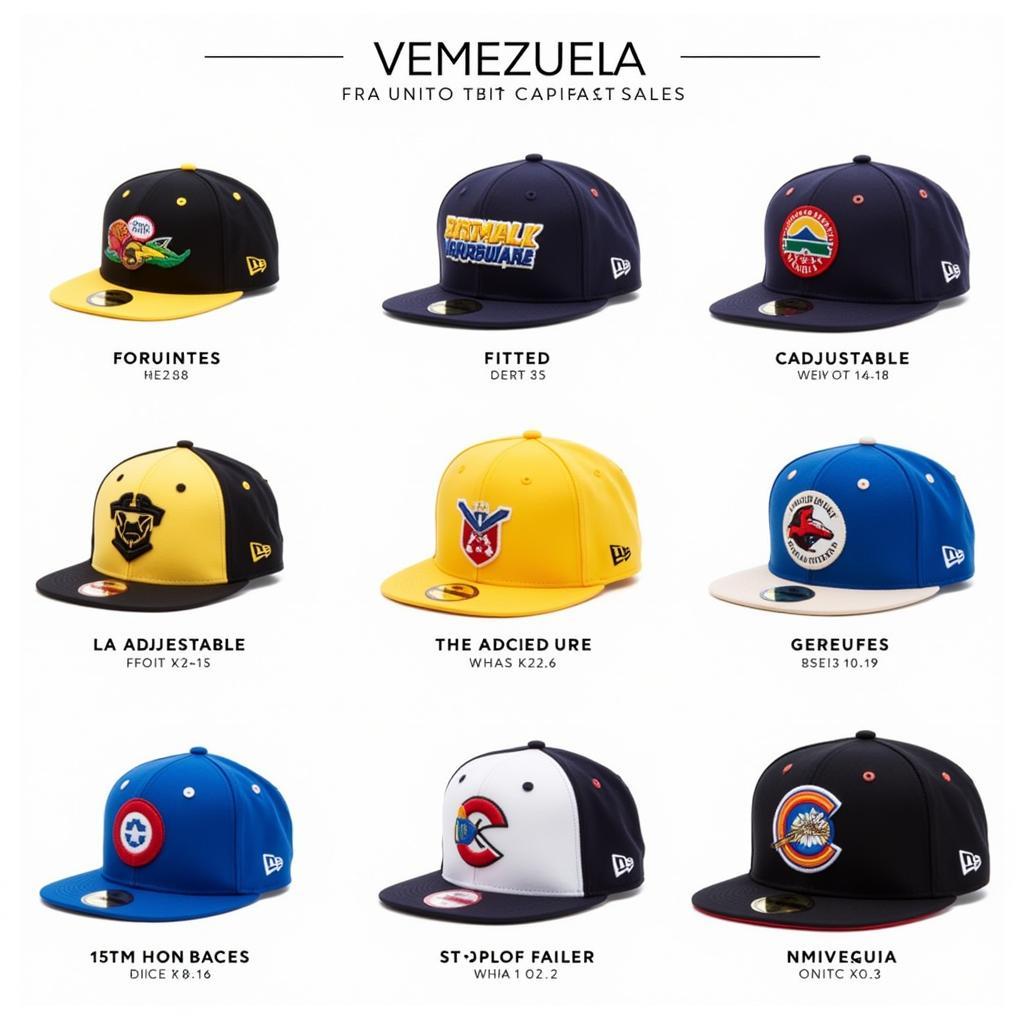 Different Styles of the New Era Venezuela Cap