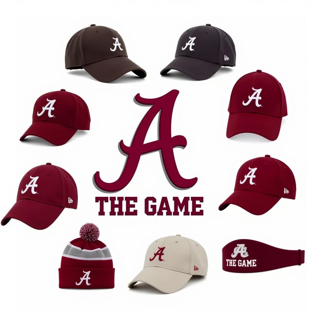 A Variety of Alabama The Game Hats