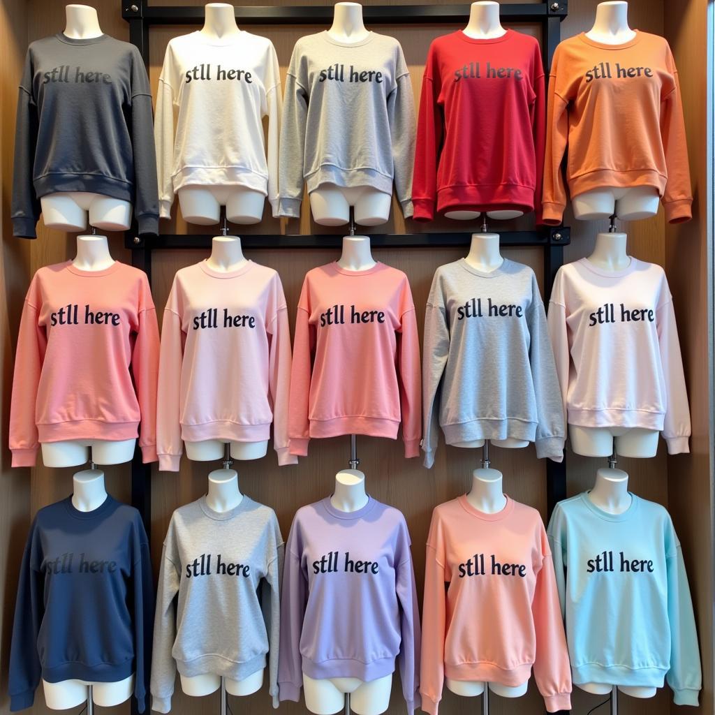 Variety of st ll here sweatshirts