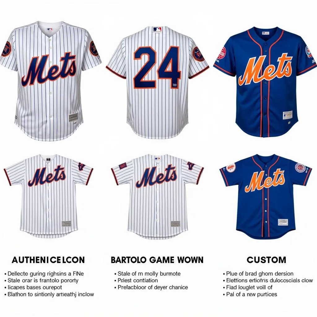 Authentic, replica and custom Bartolo Colon Mets jerseys