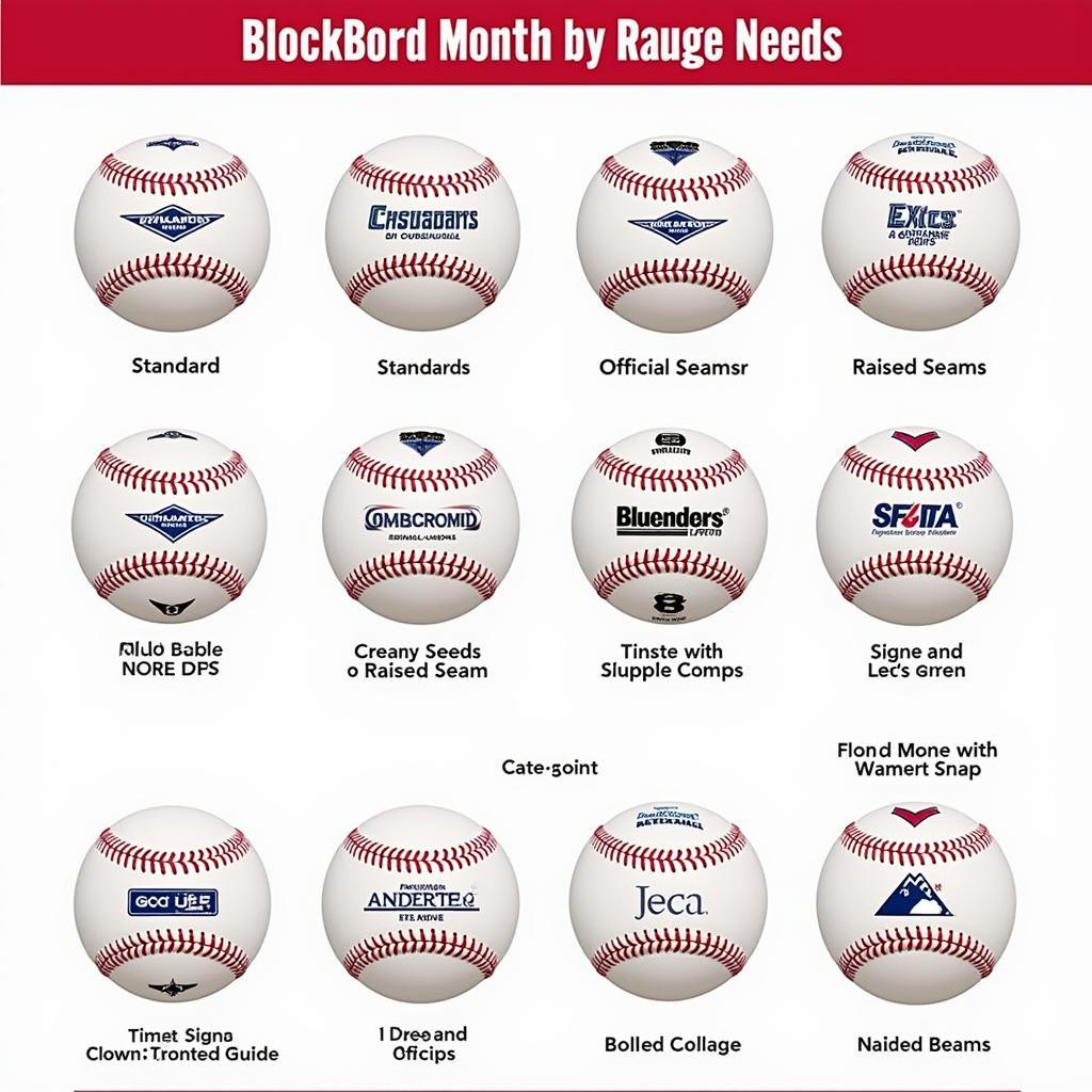 Different Types of Diamond Official League Baseballs