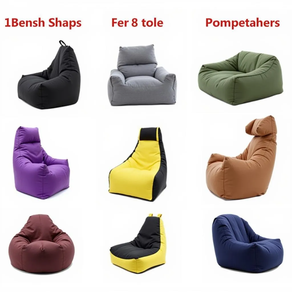 Different Types of Bean Bag Gaming Chairs