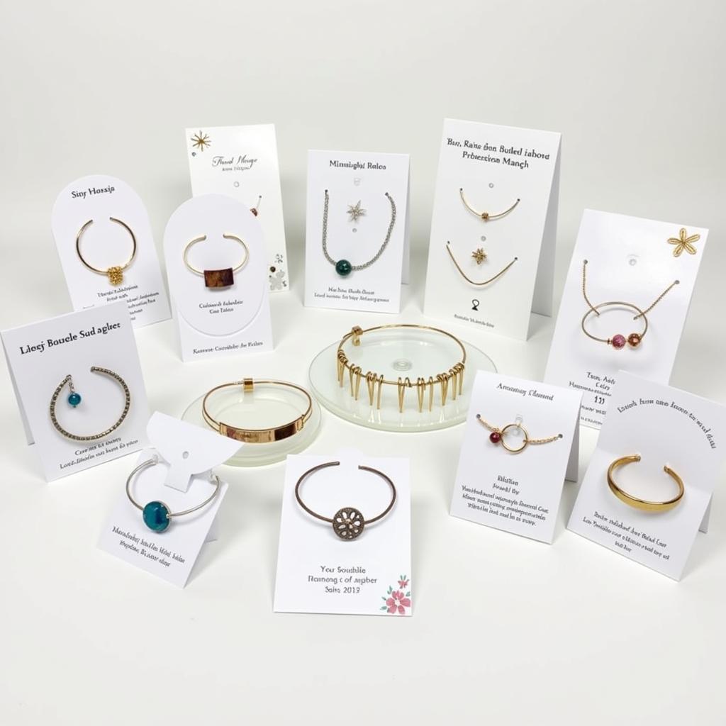 Different Types of Bracelet Display Cards