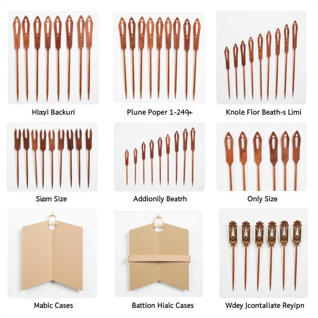 Variety of Copper Toothpicks