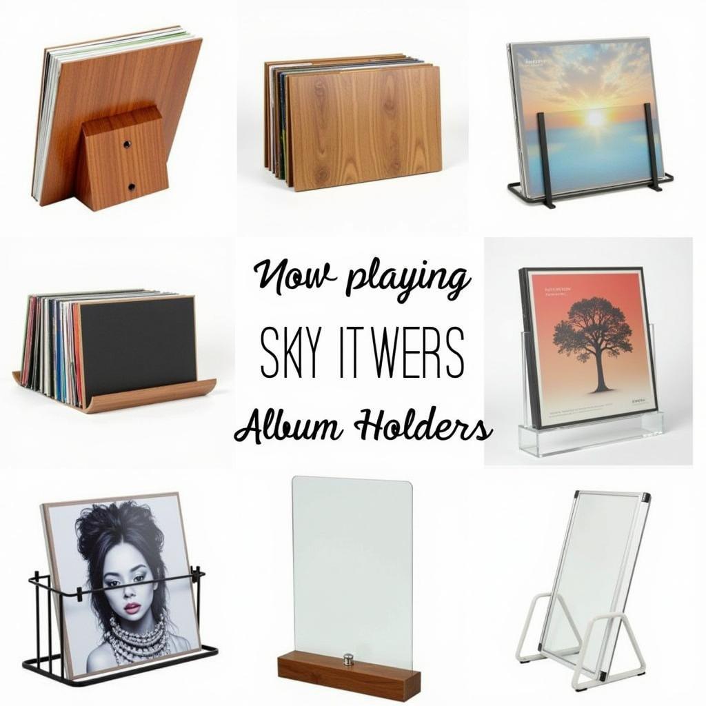 Variety of Now Playing Album Holders