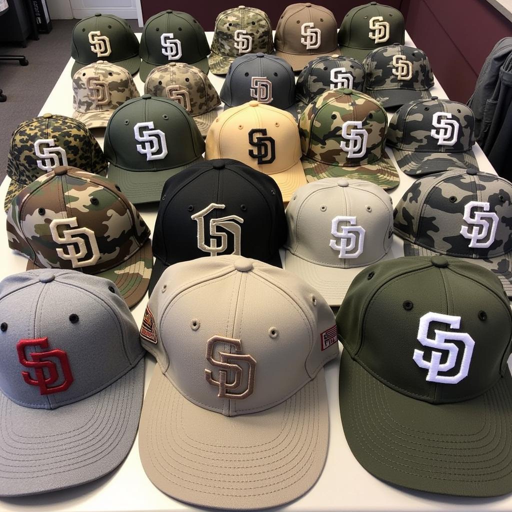 Different Types of Padres Military Hats