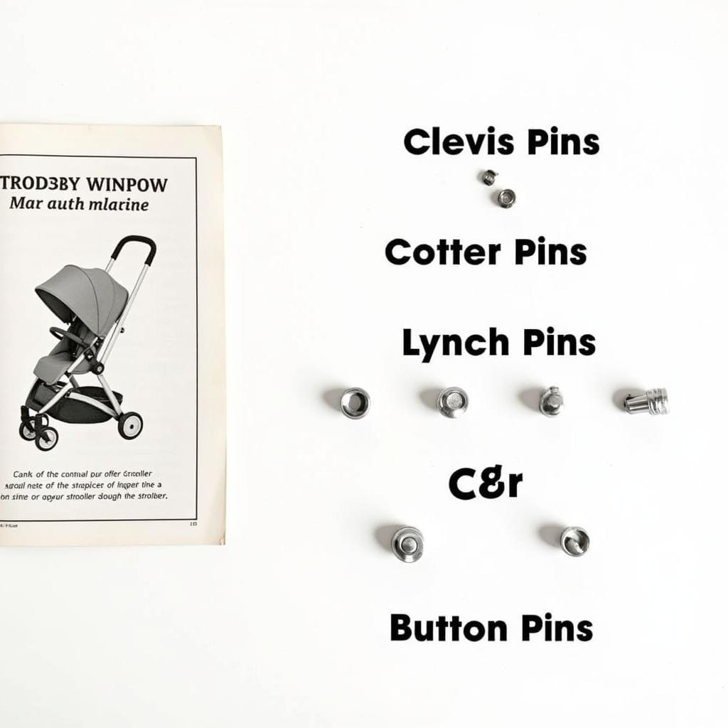 Various Types of Stroller Pins for Different Models