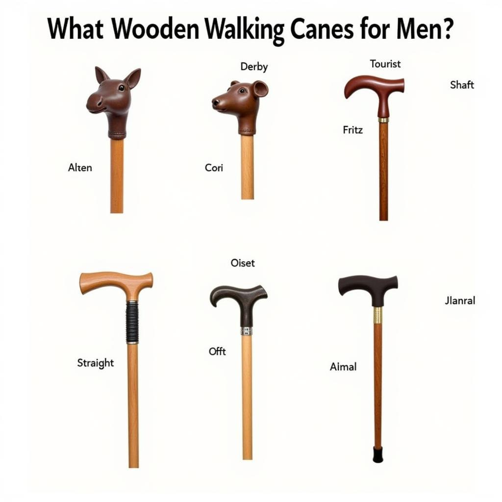 Different Types of Wooden Walking Canes for Men