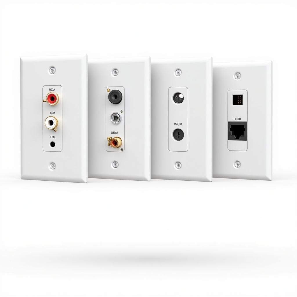 Various RCA Wall Plate Configurations for Different Needs