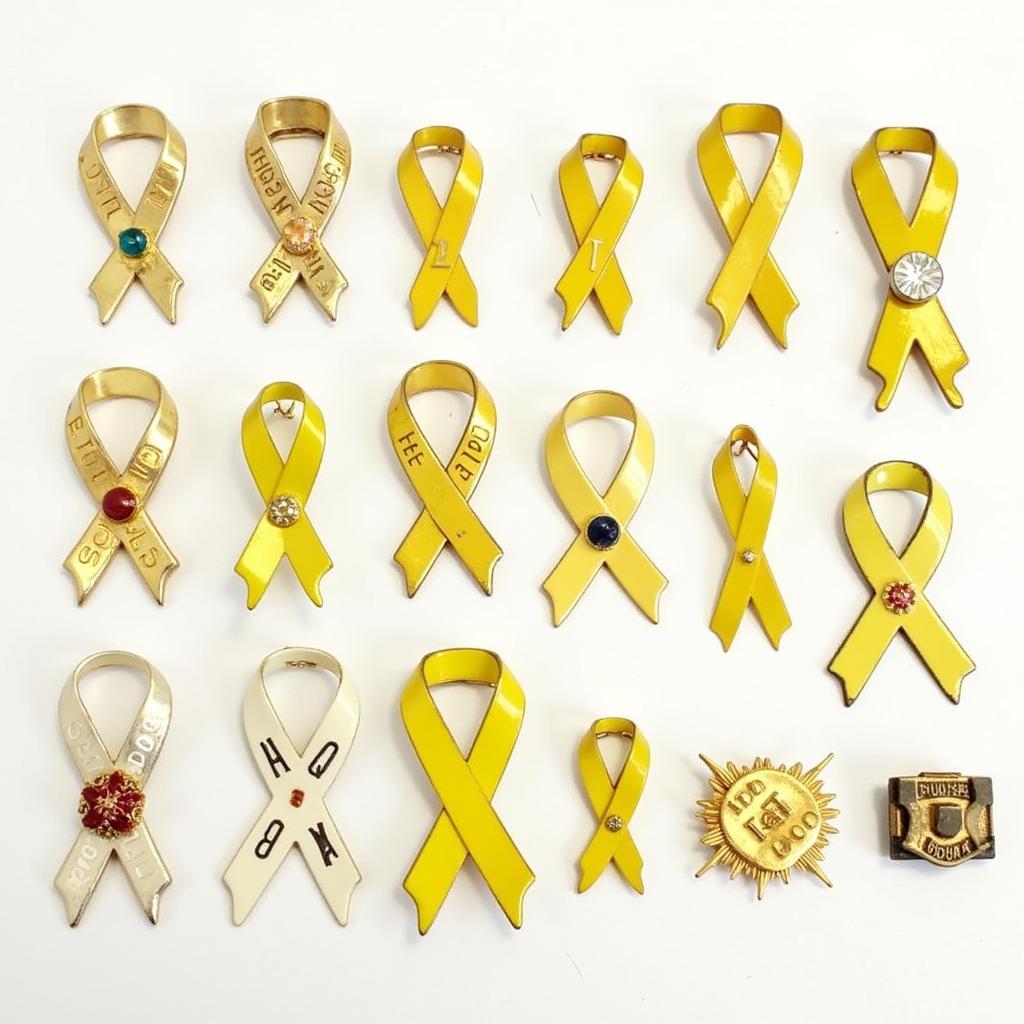 Different Yellow Ribbon Designs