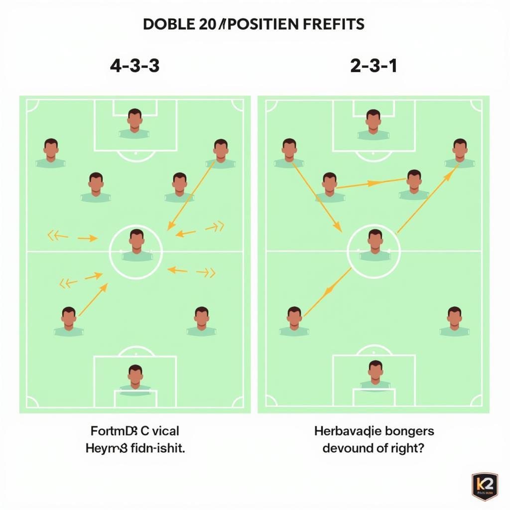 Doble 20 Midfielder in Various Formations