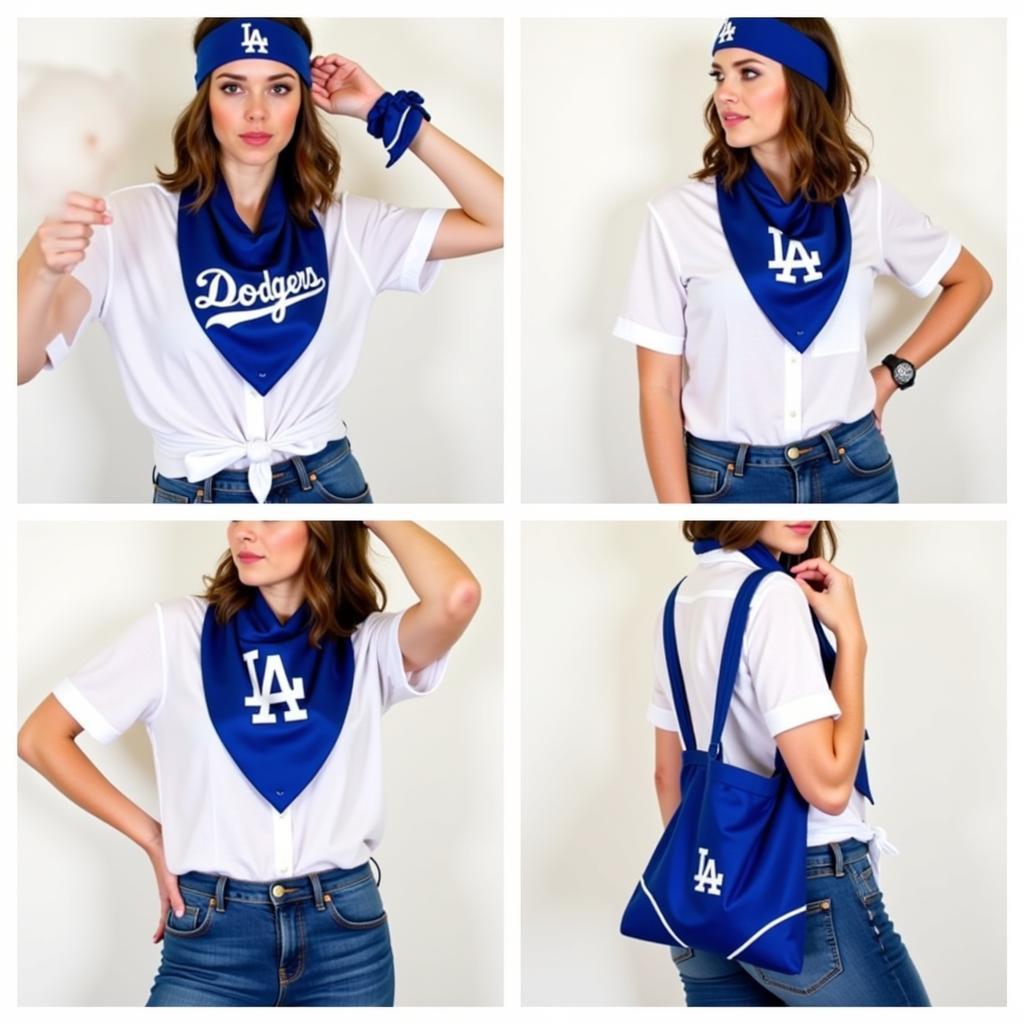 Dodgers Bandana Styling Options