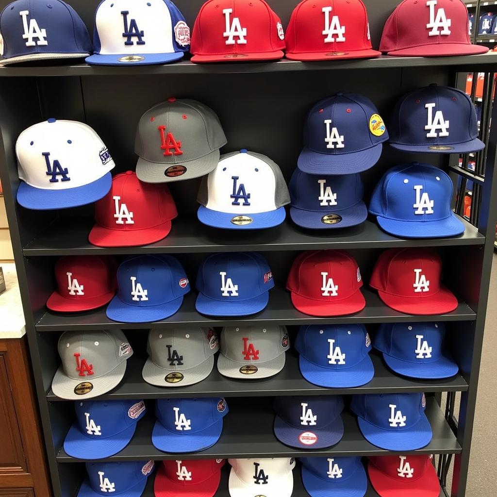 Collection of Dodgers Fitted Hats