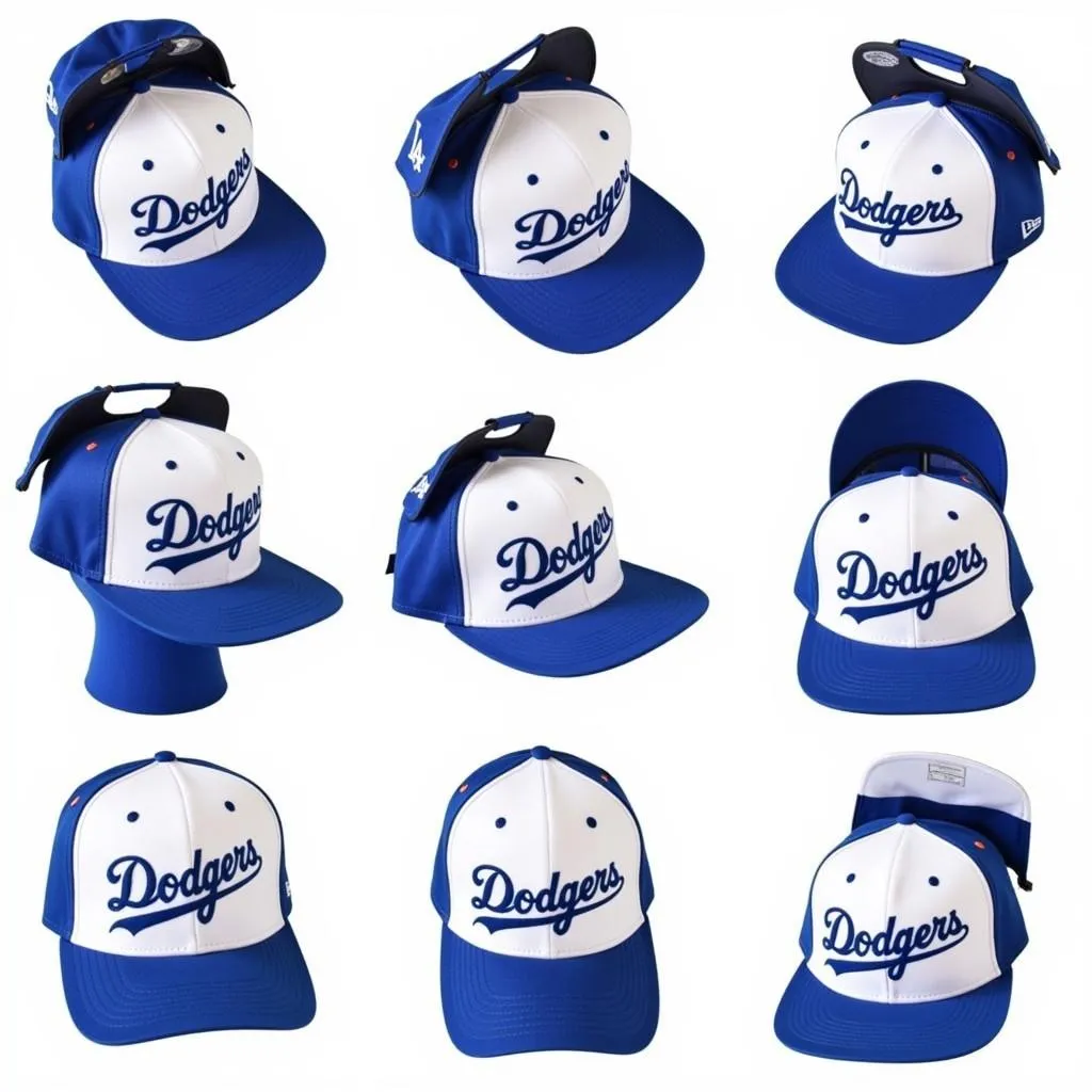 Different Styles of Dodgers Script Hats