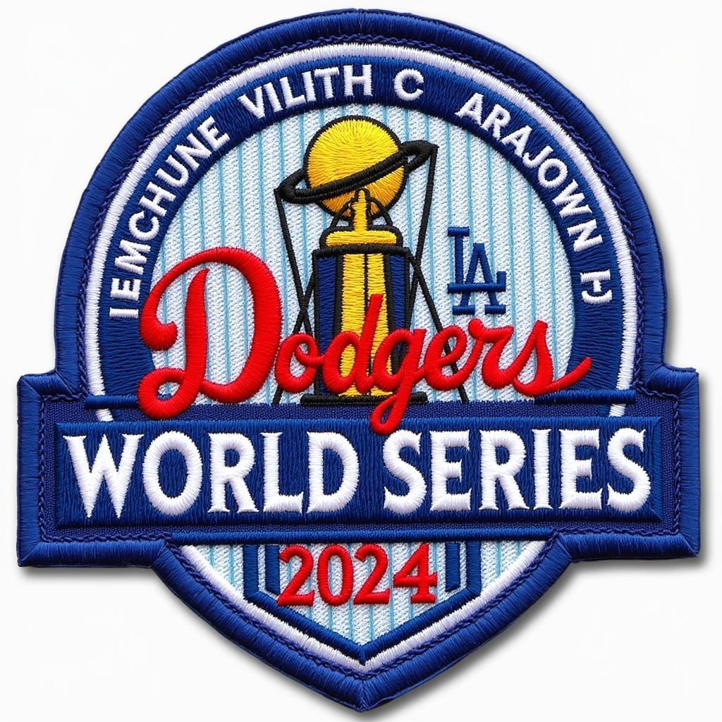 Los Angeles Dodgers World Series Championship Patch