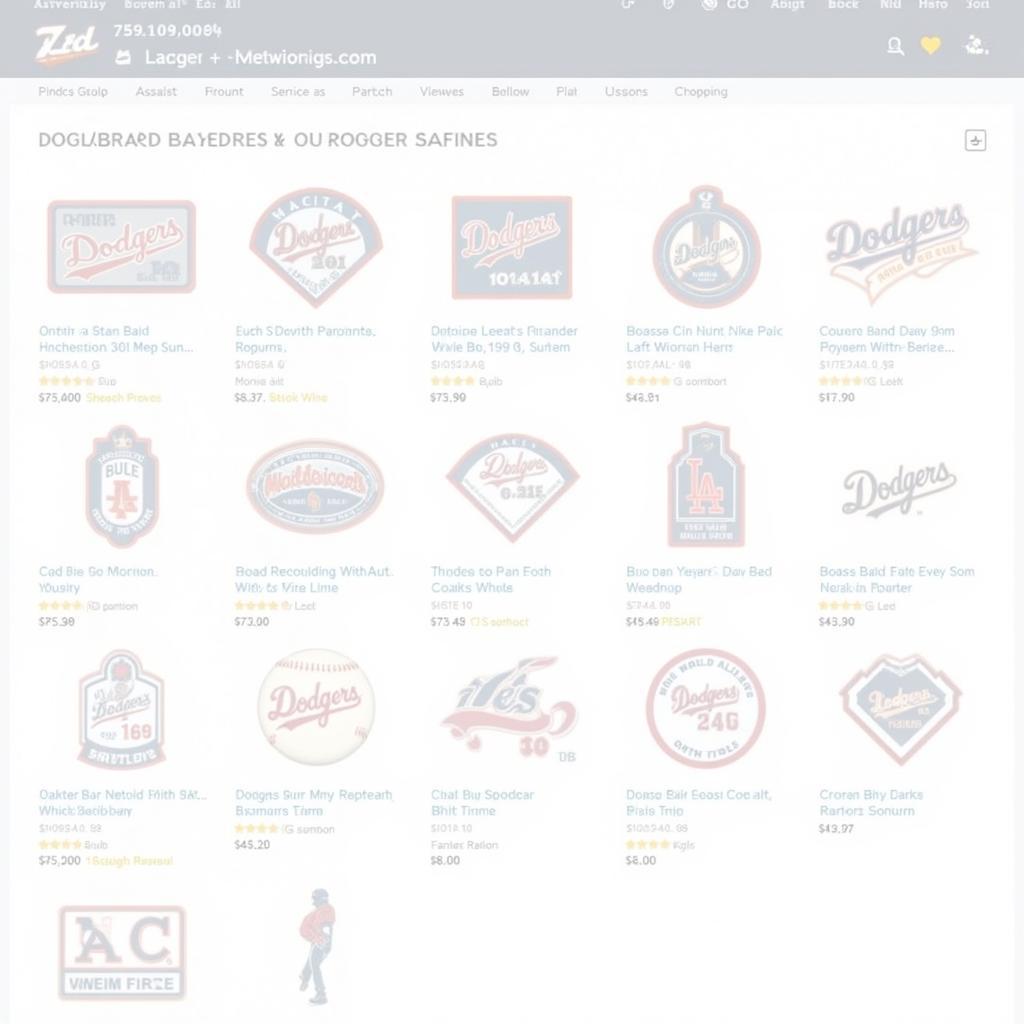 Dodgers World Series patches listed for sale online 