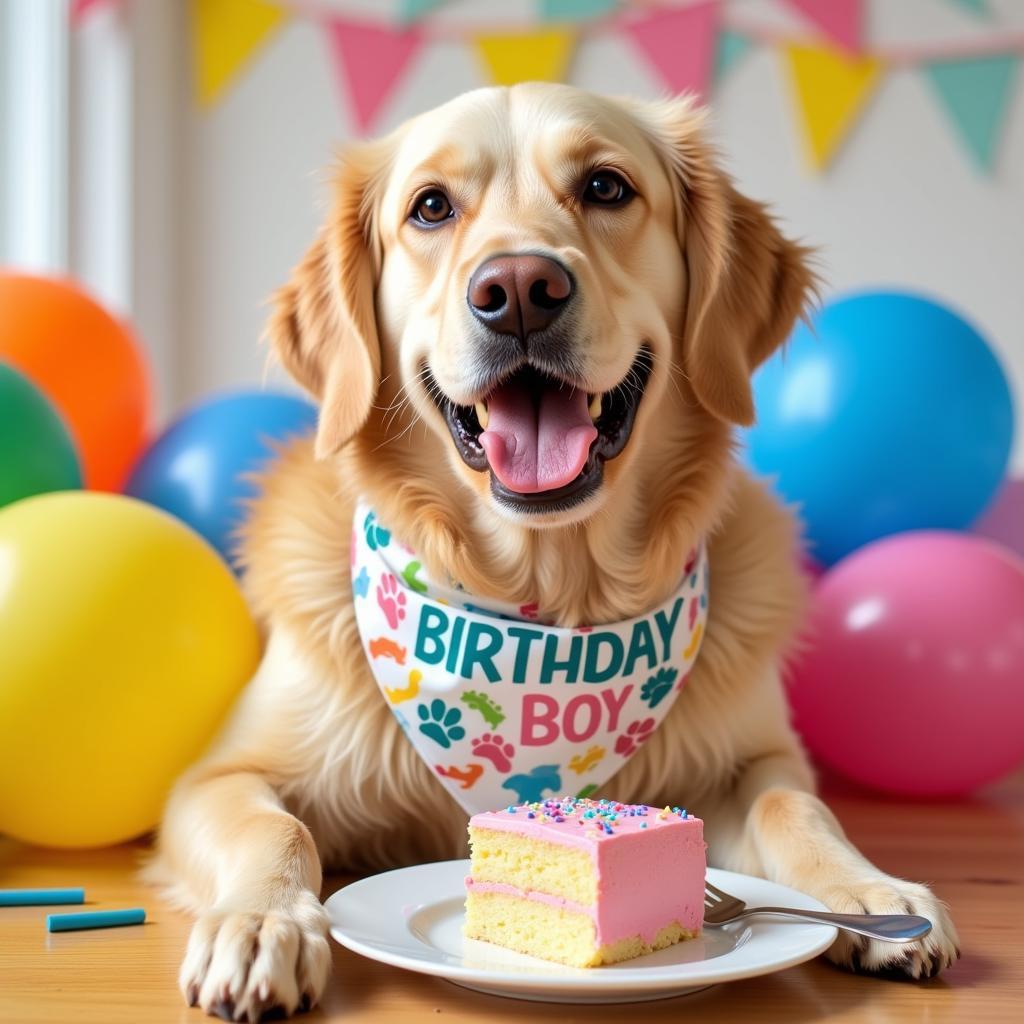 Celebrating a Dog's Birthday