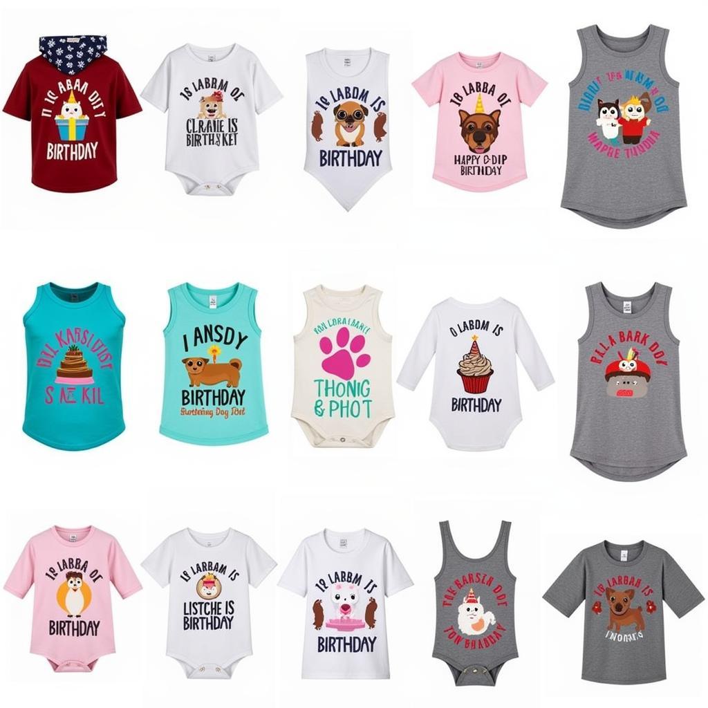 Dog Birthday Shirt Styles