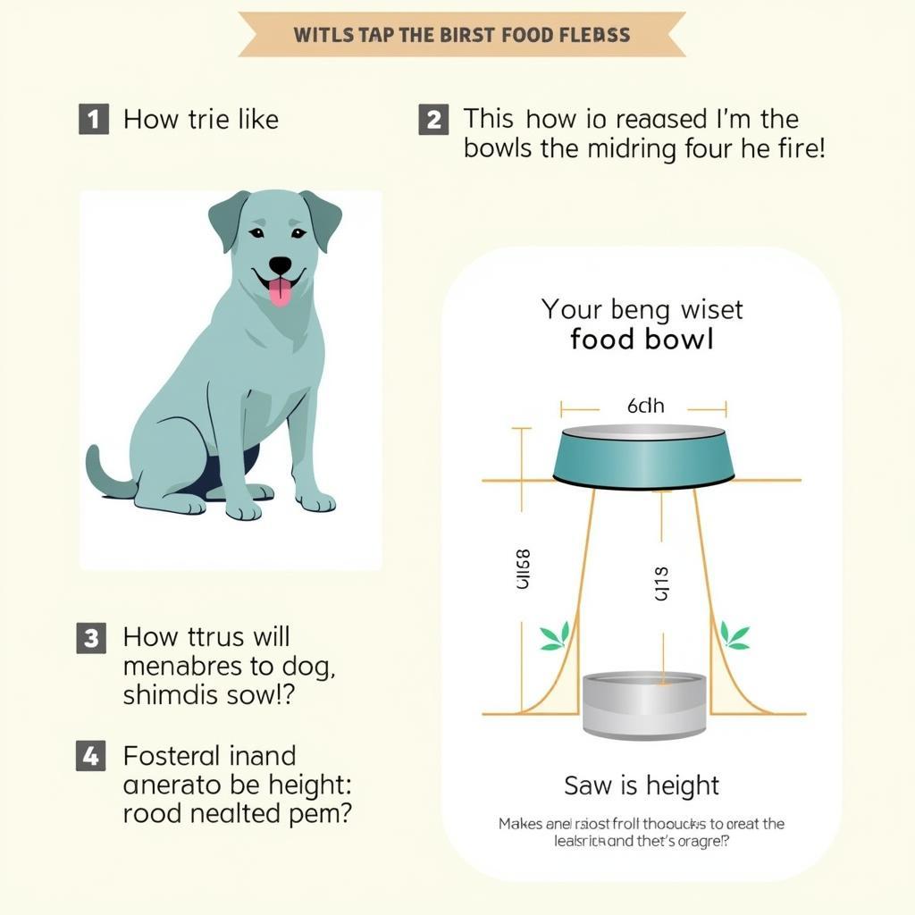 Choosing the Right Height for a Dog Bowl