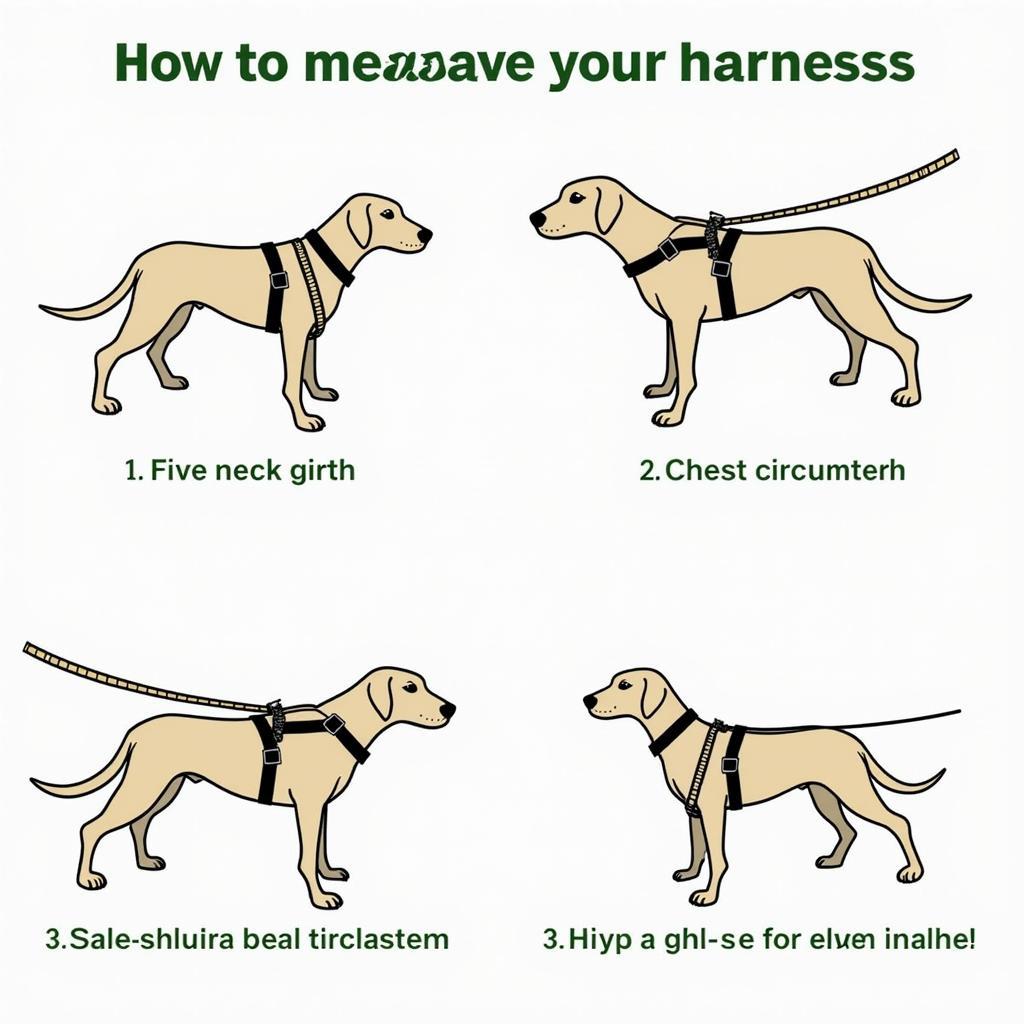 Measuring Guide for Dog Costume Harnesses