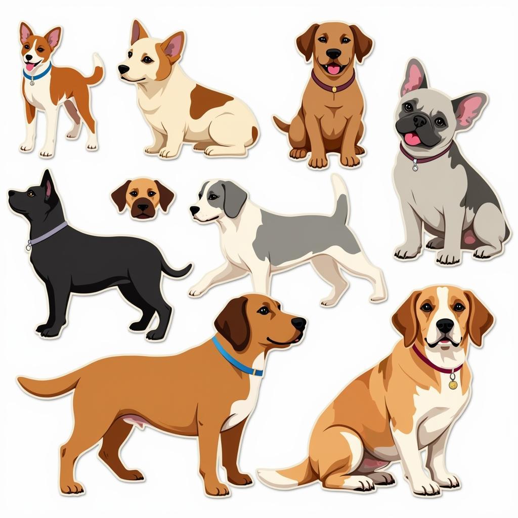 Dog Cutouts for Decoration