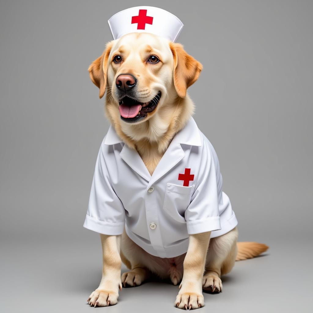 Nurse Dog Costume