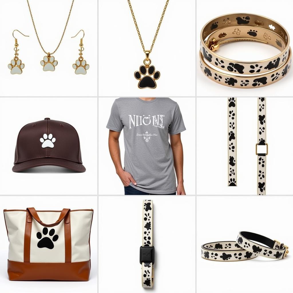 Accessorizing with Dog Paw Theme