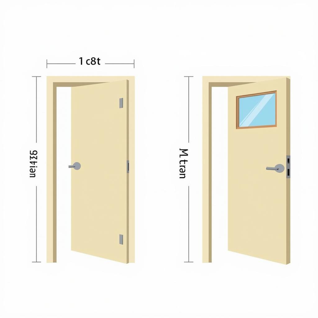 Comparing Doorway Height in Feet and Meters