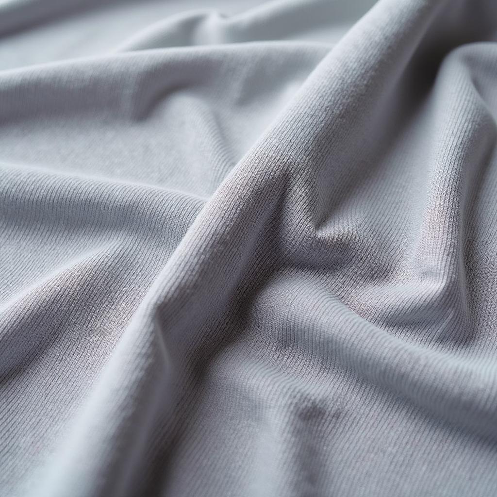 Close-up of double zero t-shirt fabric