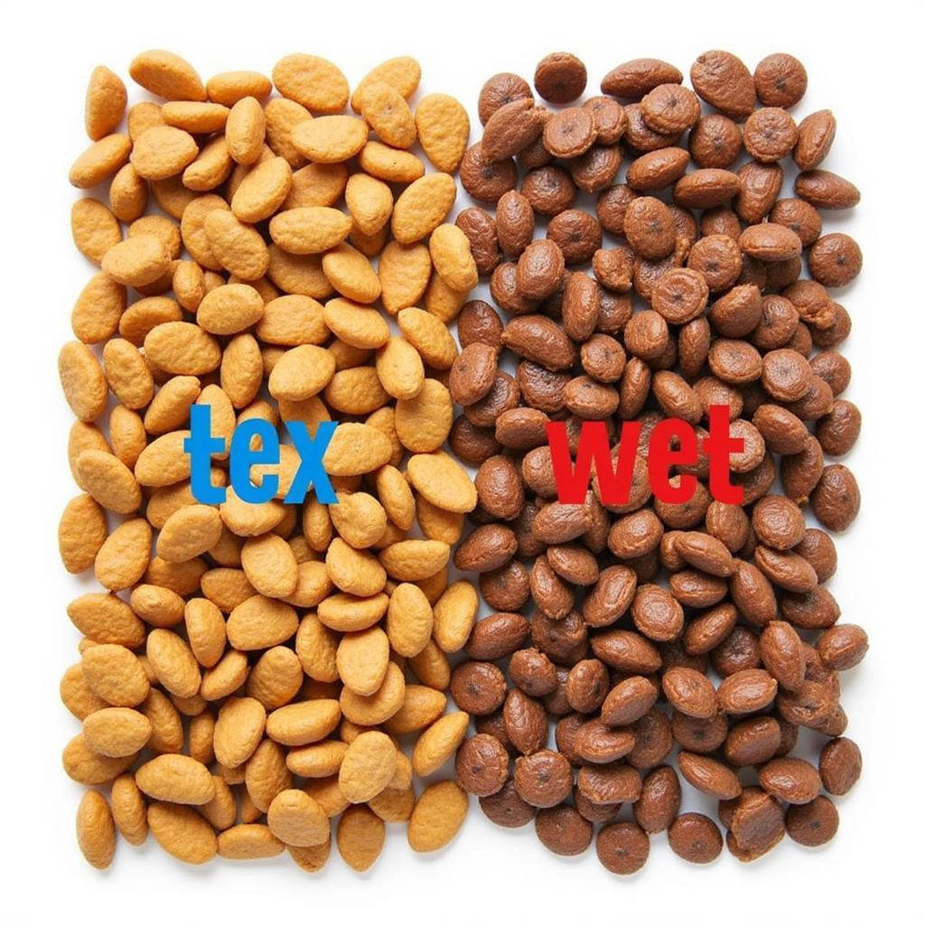 Dry vs. Wet Tex Dog Food Comparison