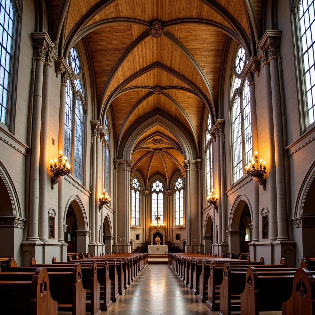 Basilica of St. Francis Xavier in Dyersville Iowa 