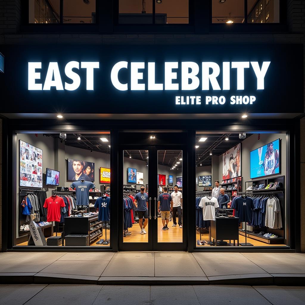 East Celebrity Elite Pro Shop Storefront