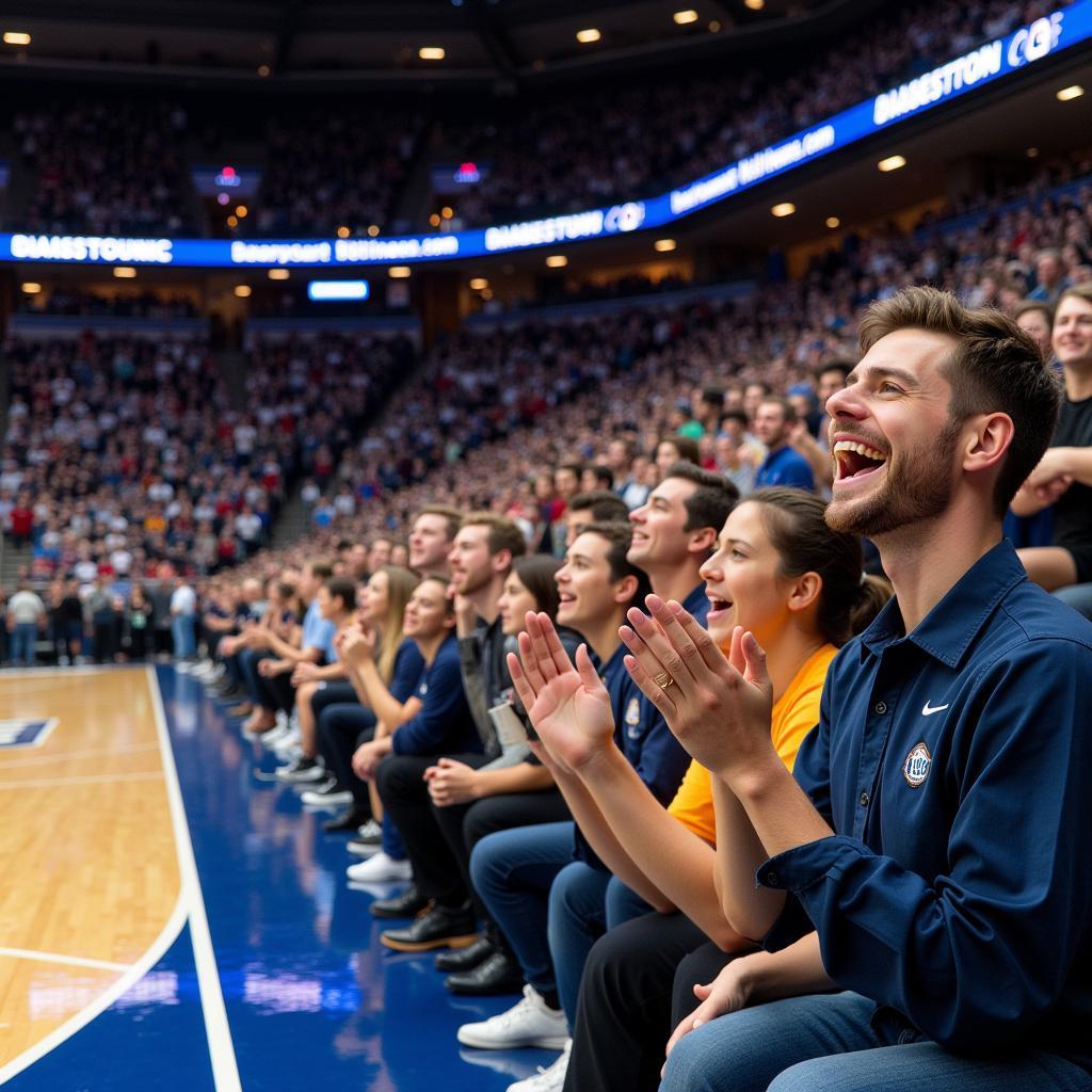  Spectators at East Coast Nationals Basketball Tournament