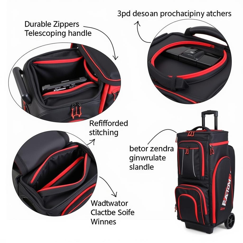 Easton Roller Bag Features Close Up