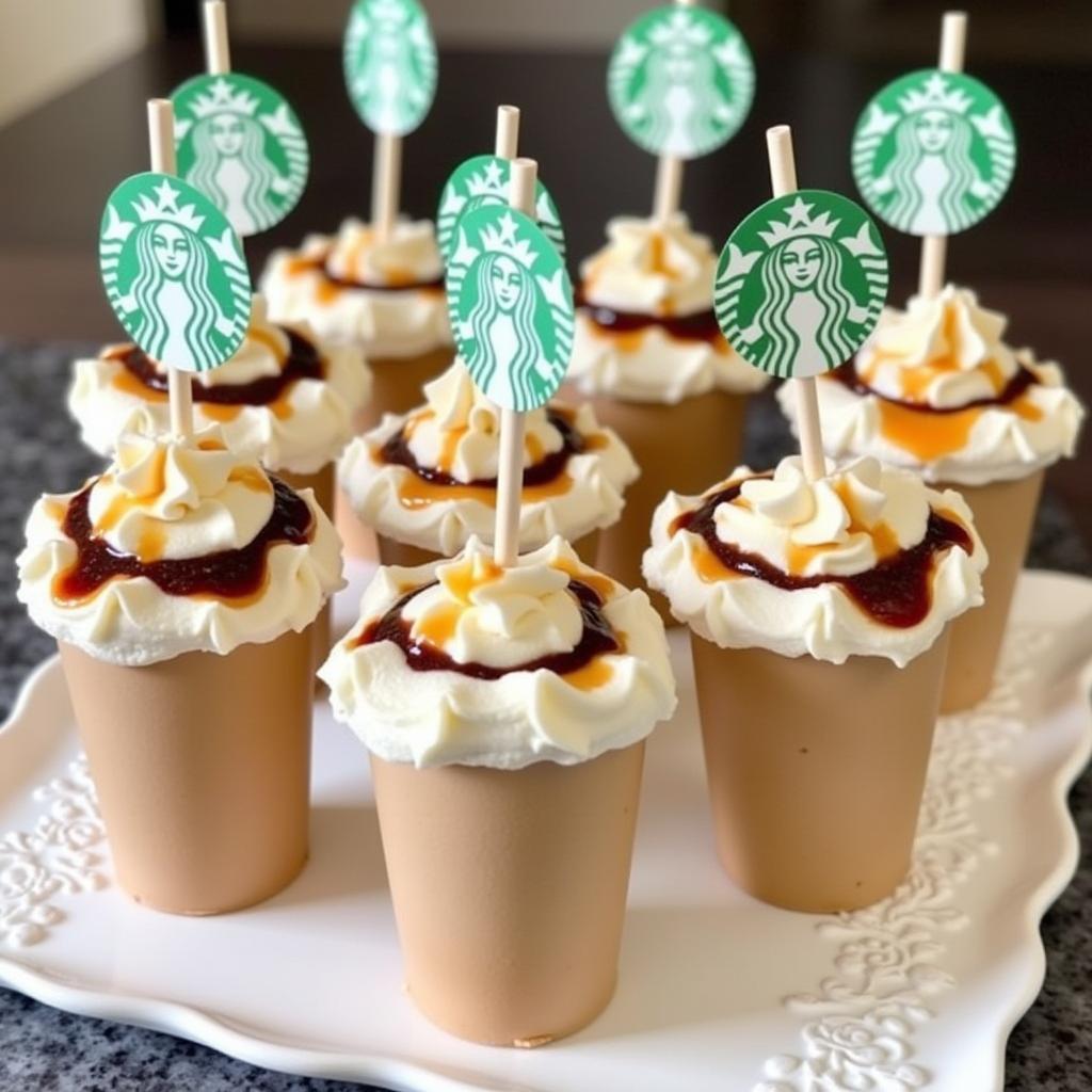 Edible Starbucks Frappuccino Cake Pops