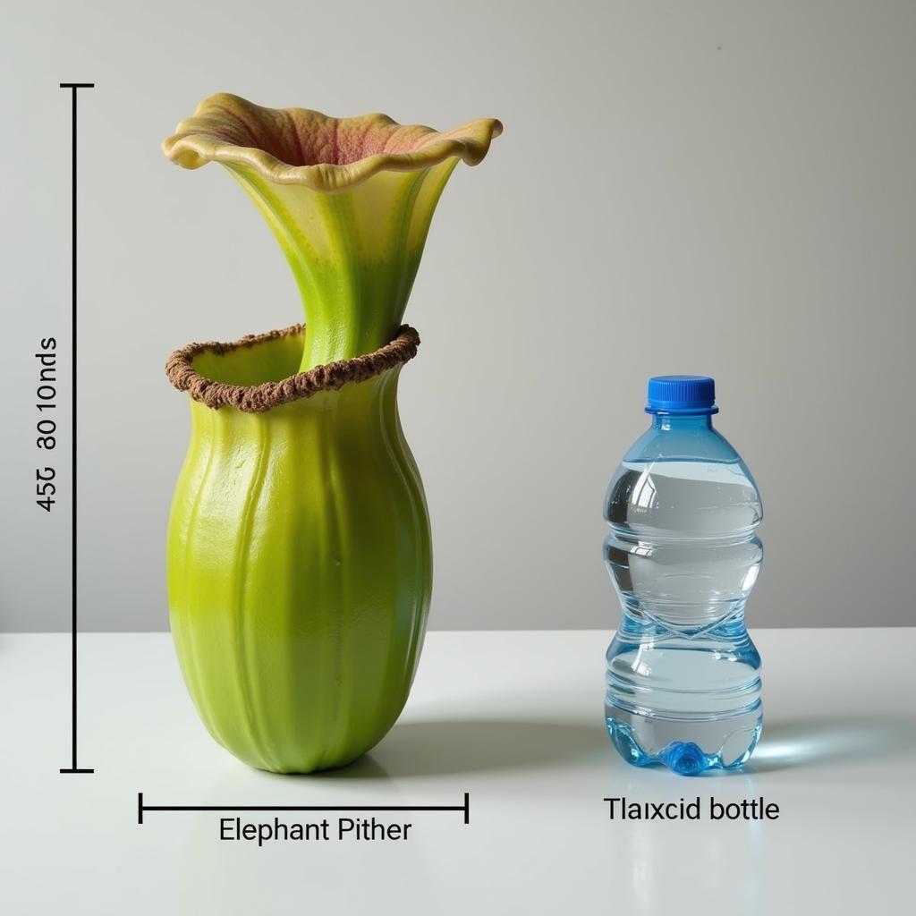 Elephant Pitcher Plant Size Comparison