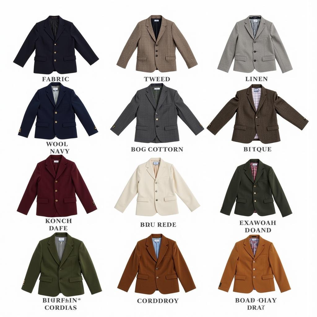 Empire sport coats in various fabrics and colors