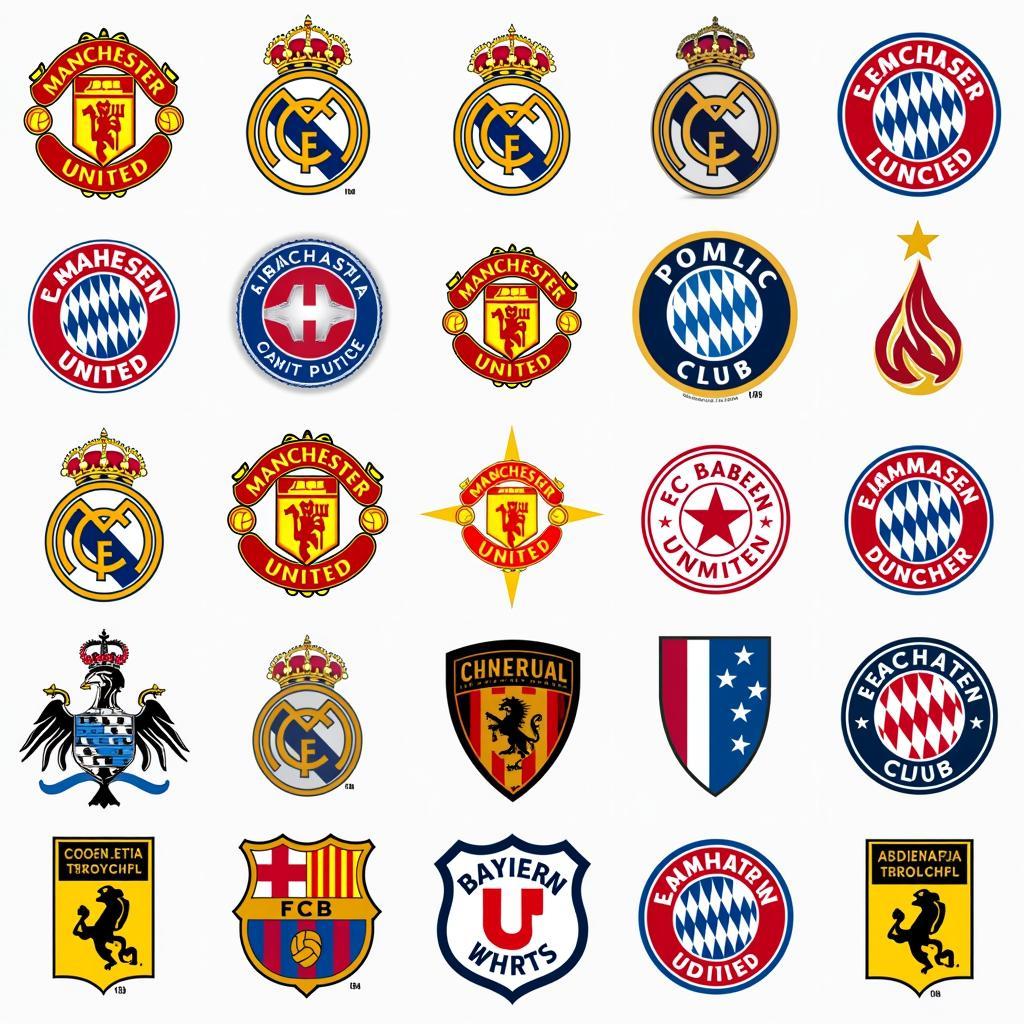 Famous Football Club Logos 