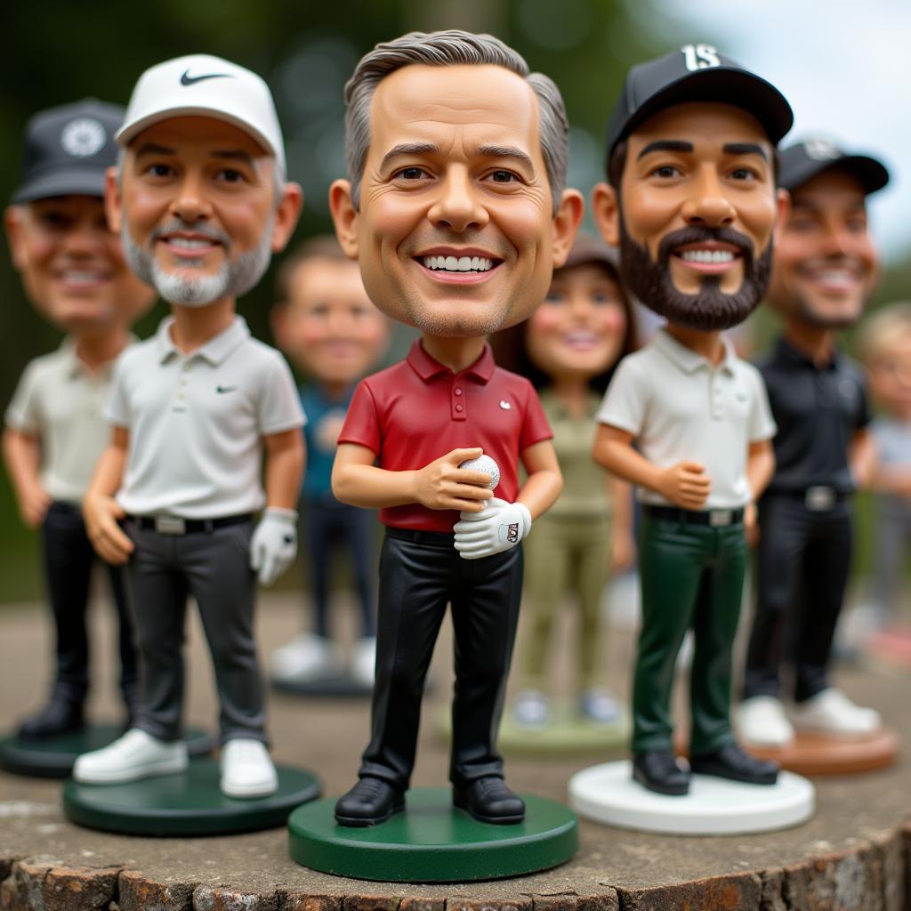 Famous Golfer Bobbleheads Collection